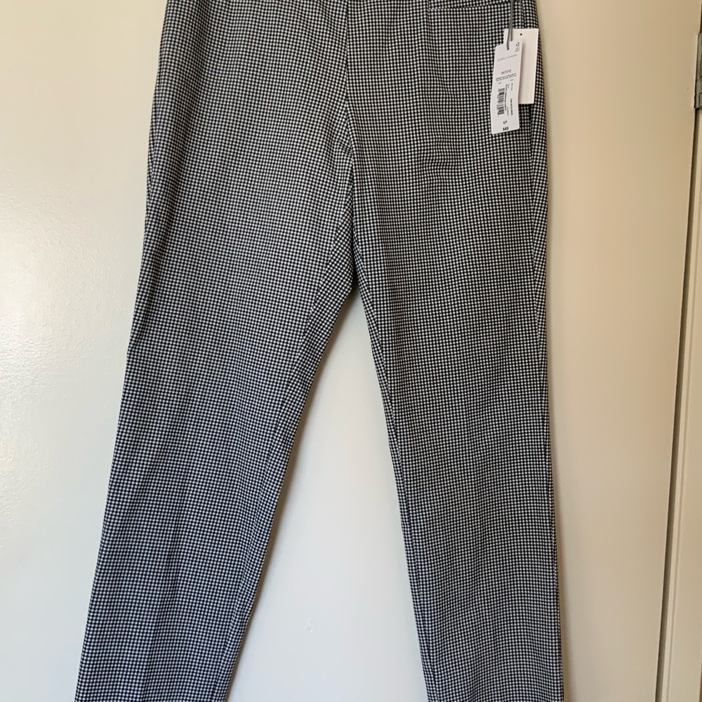 Liz Claiborne Black and White Checkered Pants
